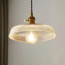 Vintage Nordic Brass Restaurant Pendant Lamp Modern Simple Personalized Creative  Glass Pendant Light