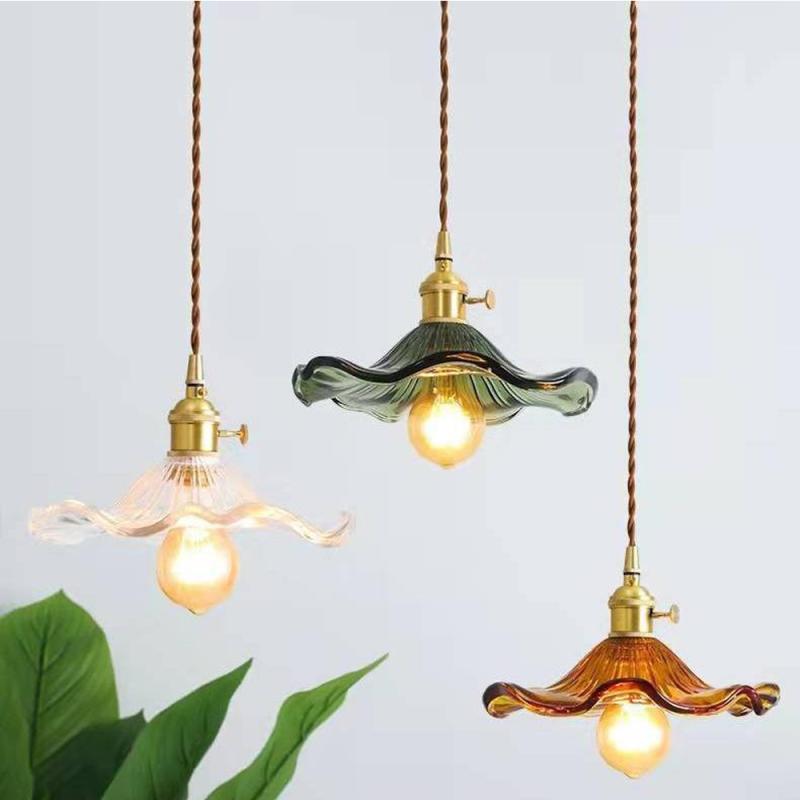New Vintage Creative Single Head Glass Pendant Light