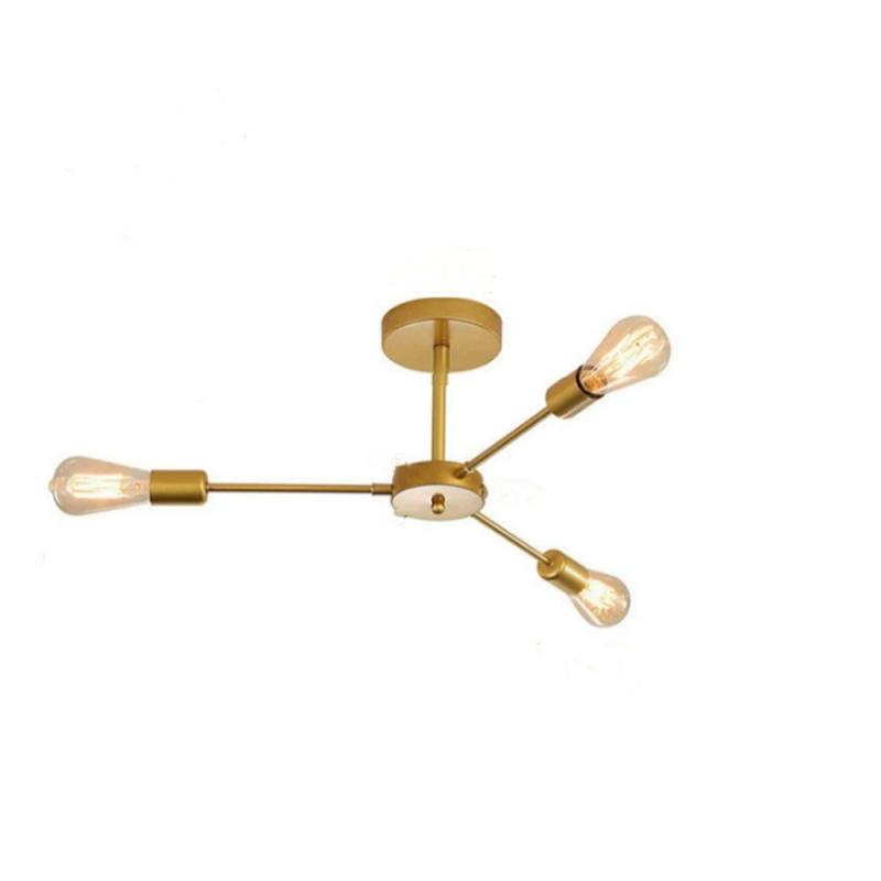 Modern Sputnik Chandelier Oil Rubbed Black Brass Finish Lights
