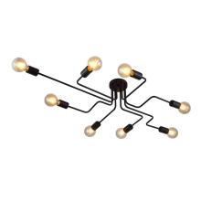 Black Retro Modern Industrial Style Chandelier