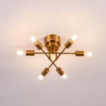 Industrial Style 6 Lights Chandelier Metal Iron